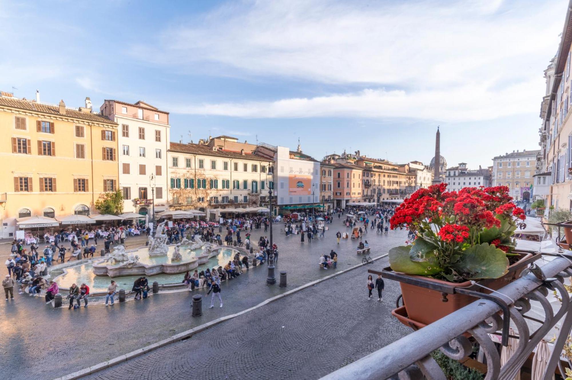 Navona Charming Balcony Apartment Рим Екстериор снимка
